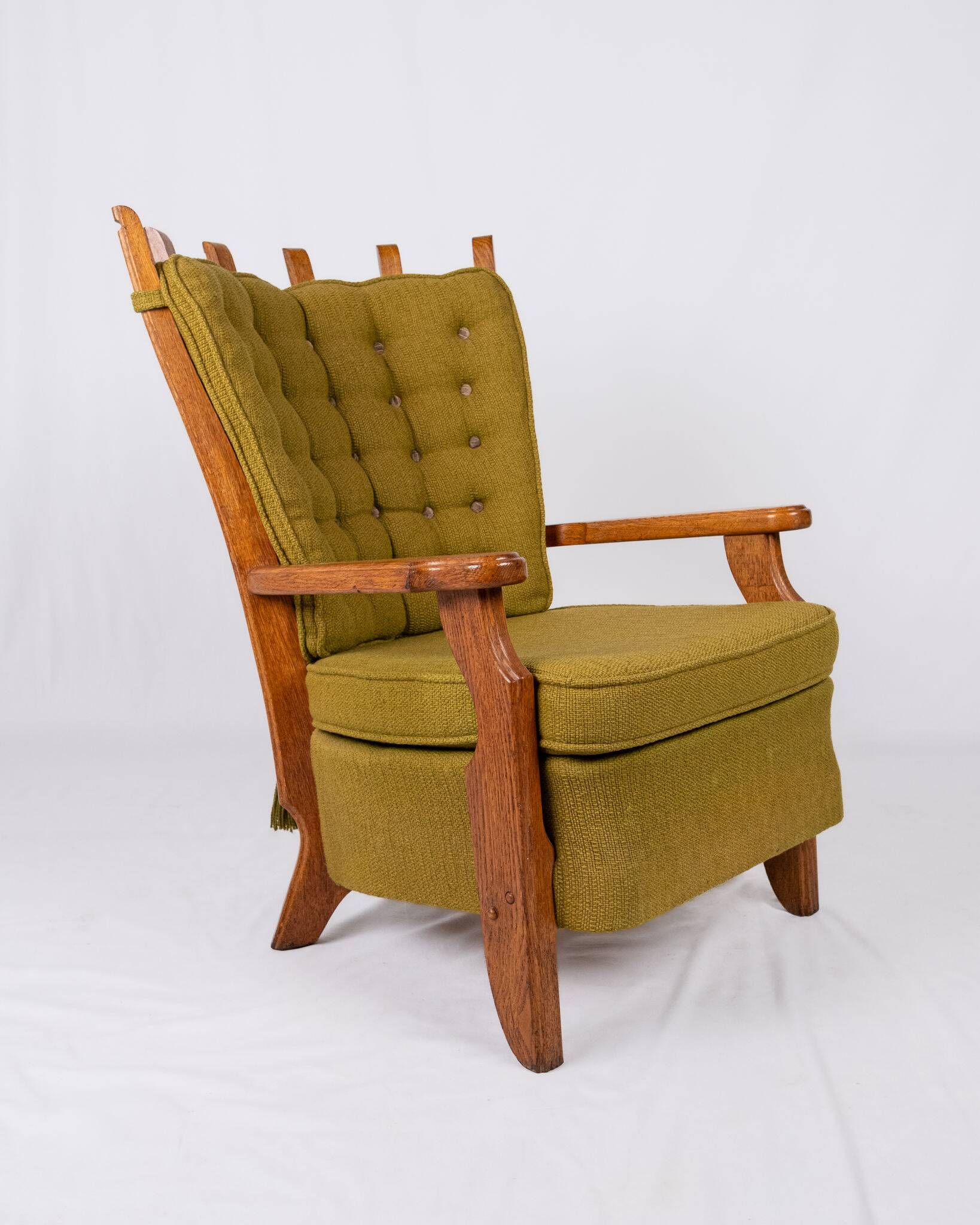 Reclining Armchair, by Guillerme and Chambron, for Your Home, 1950s