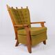 Reclining Armchair, by Guillerme and Chambron, for Your Home, 1950s