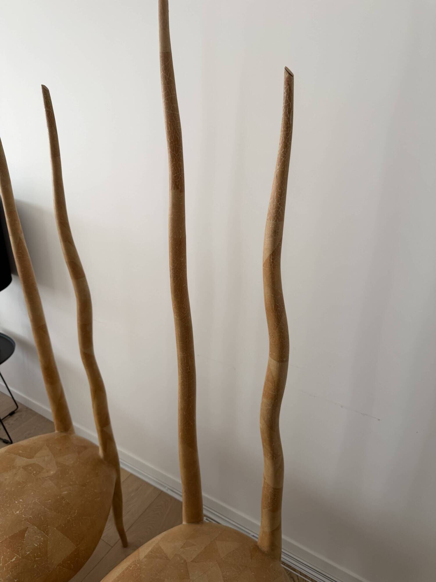 Sylvie" Chair by Rie and Yiouri Augousti, France 1989