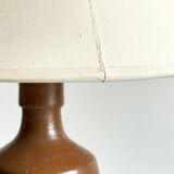 Vintage glazed stoneware lamp from Portugal.
