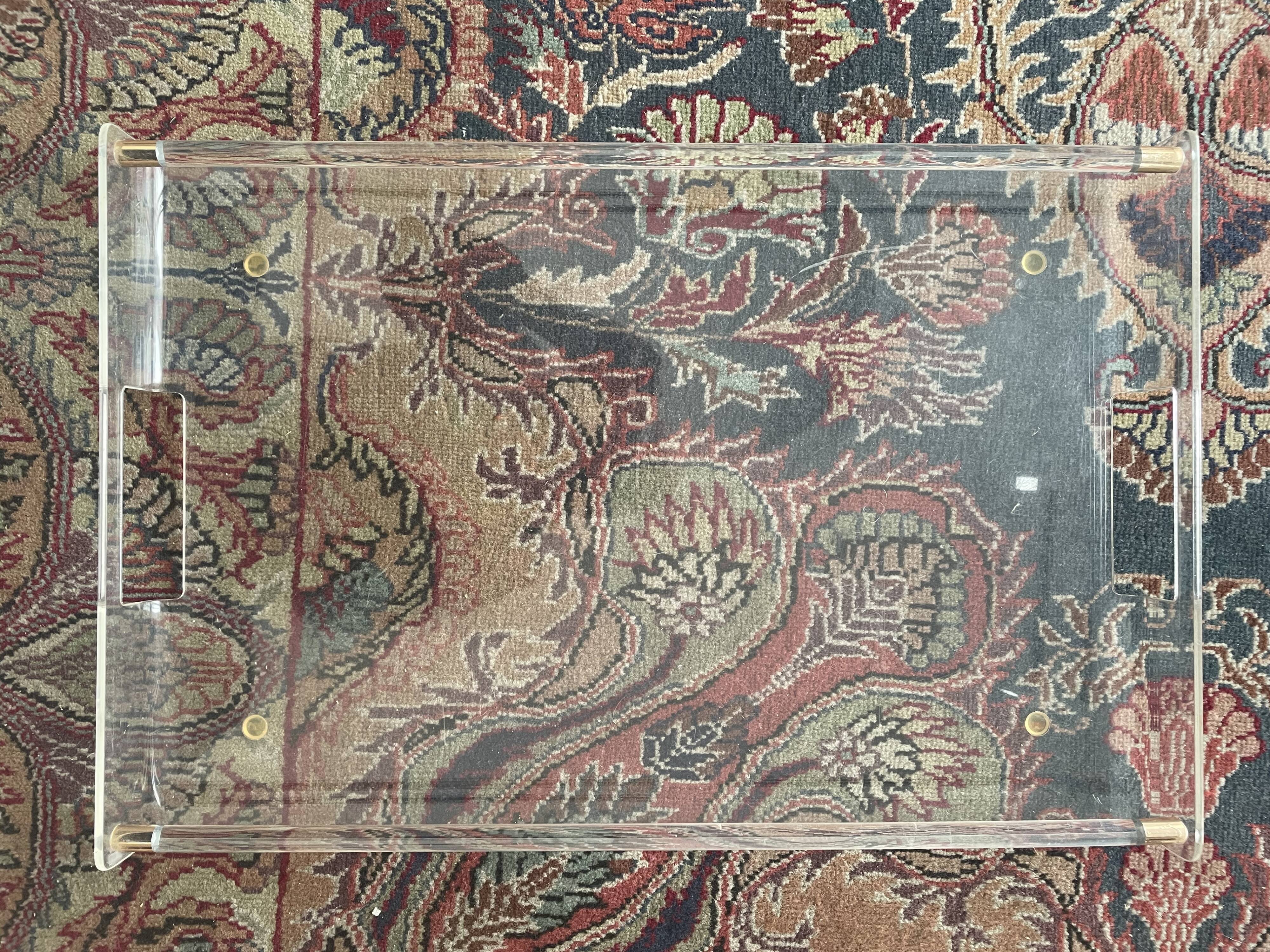 Small side table in Plexiglas 1970