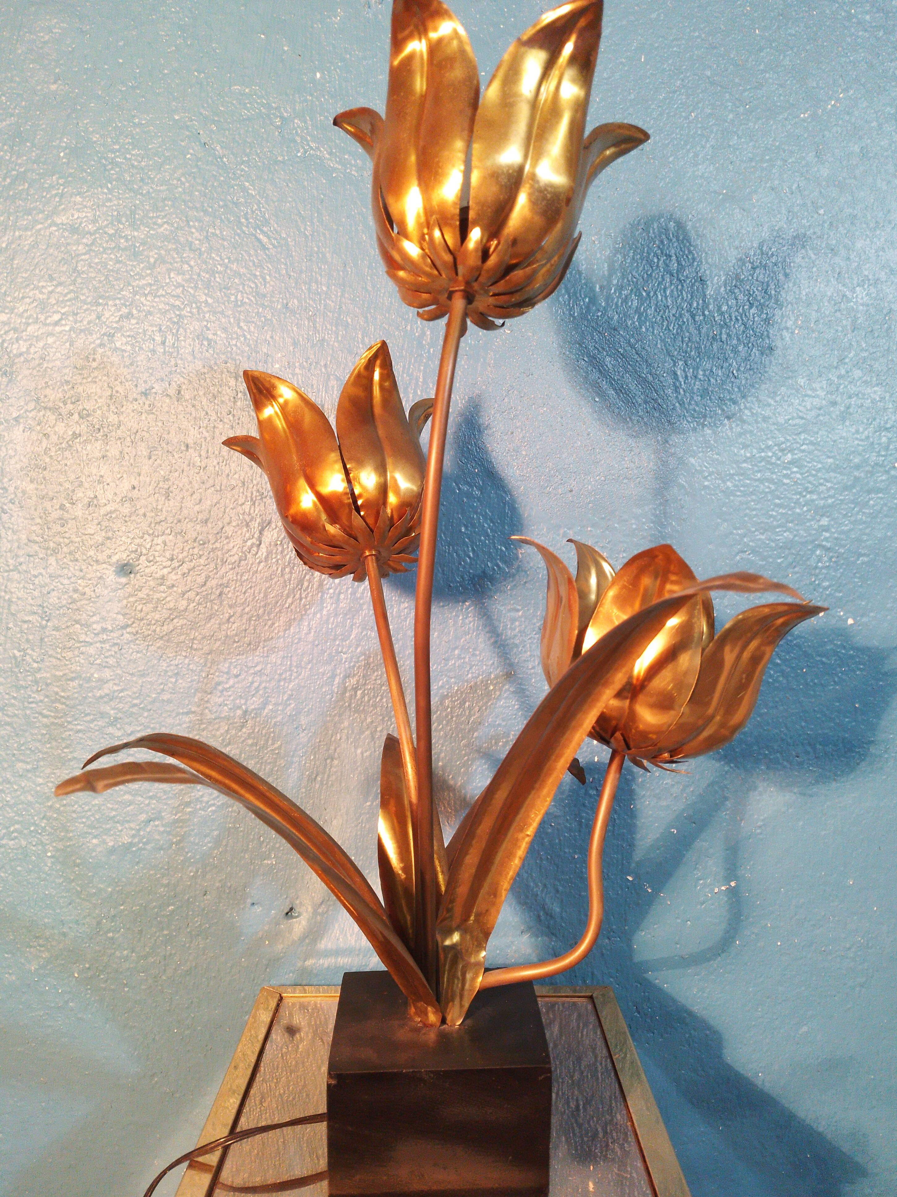 Lampe "fleurs" 1970s