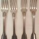 15 spoons & 4 silver metal forks