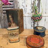 Vintage metal boxes