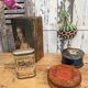 Vintage metal boxes