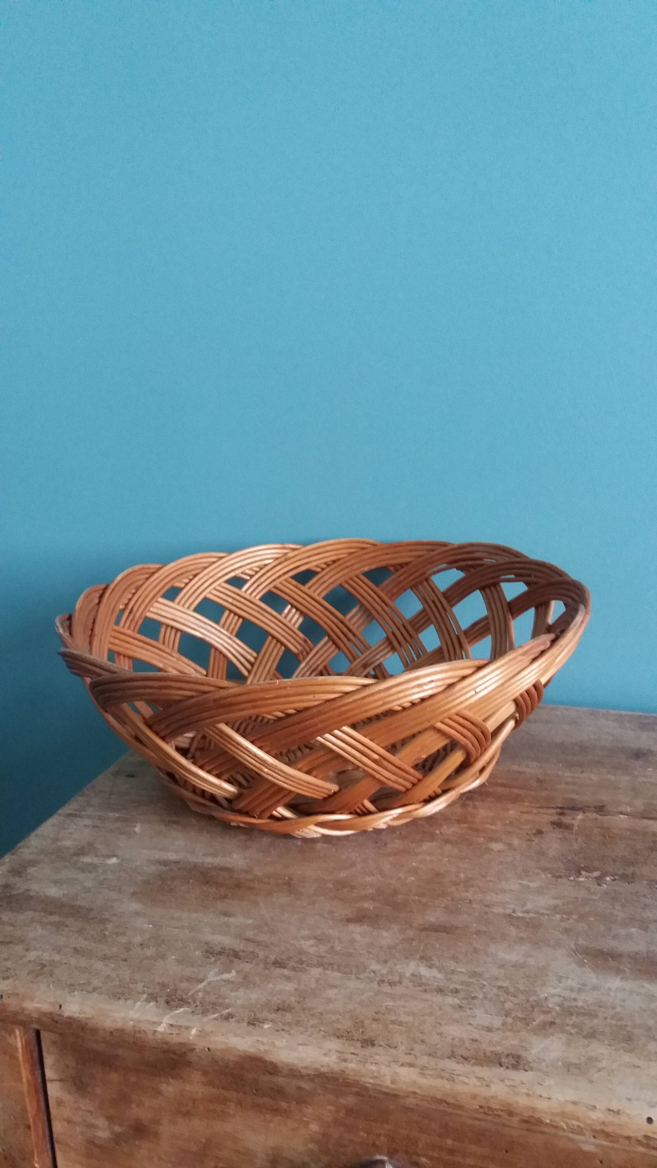 Wicker basket, 24 cm basket bowl