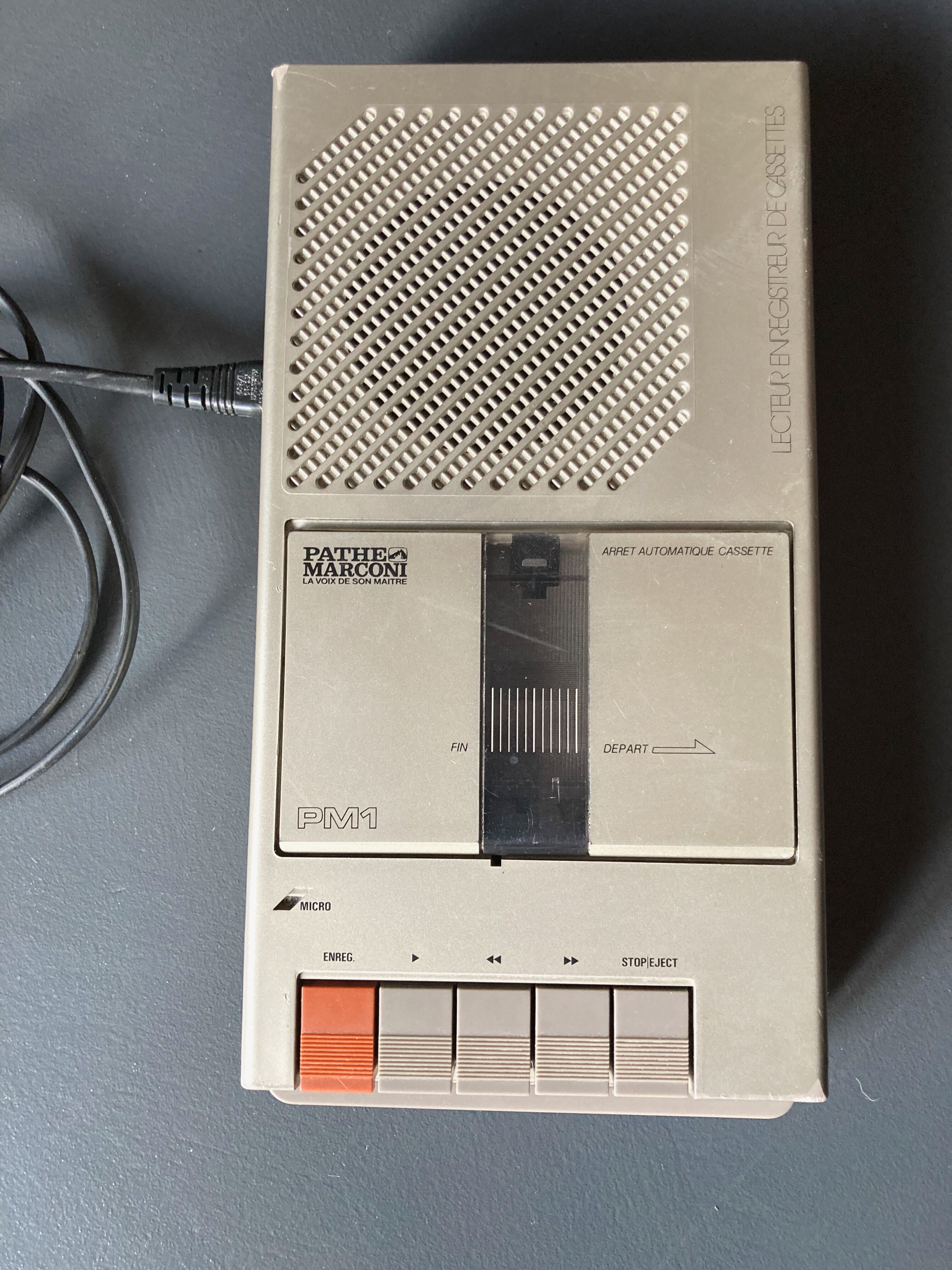 Pathé Marconni K7 recorder player