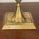 Pair of brass candlesticks