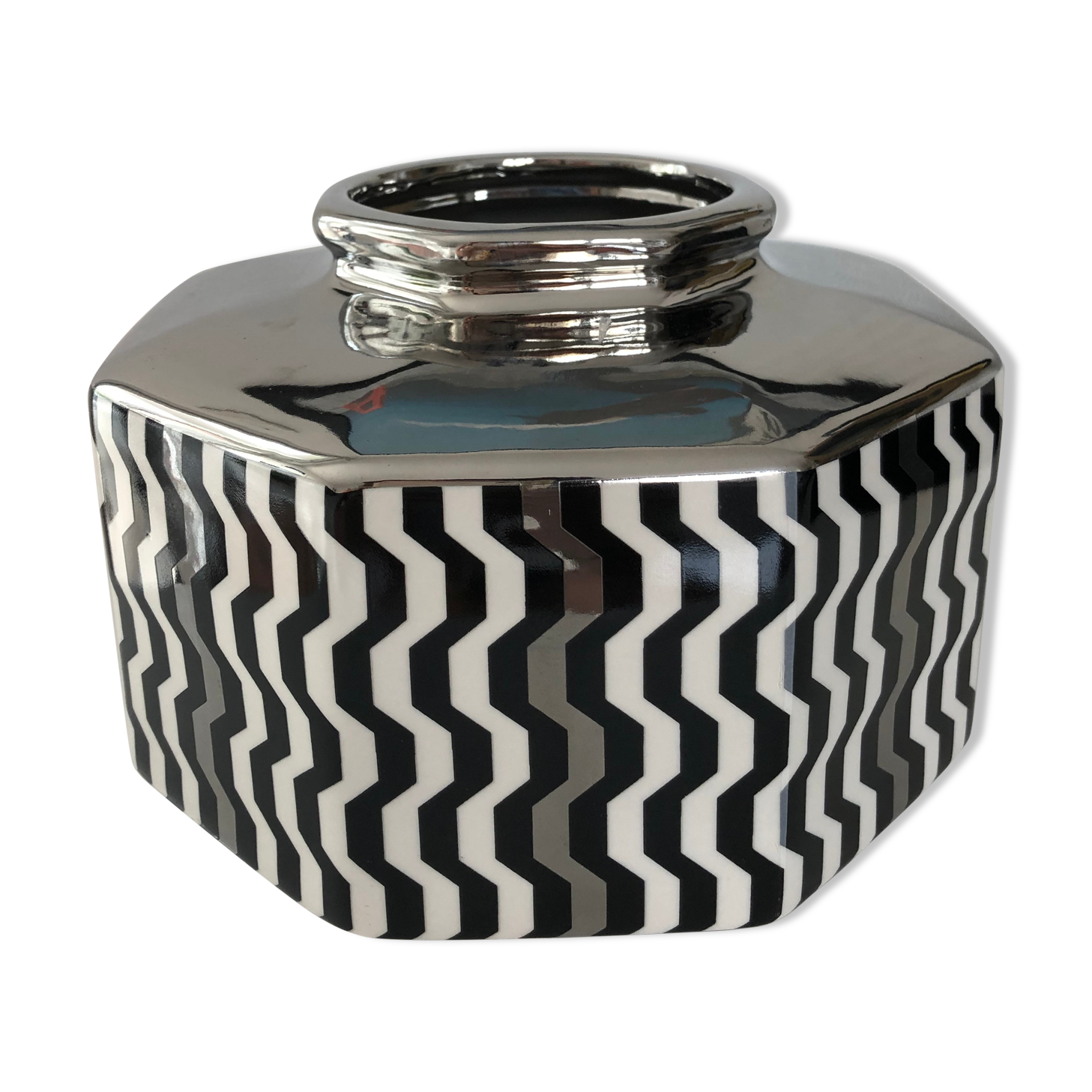Missoni graphic vase