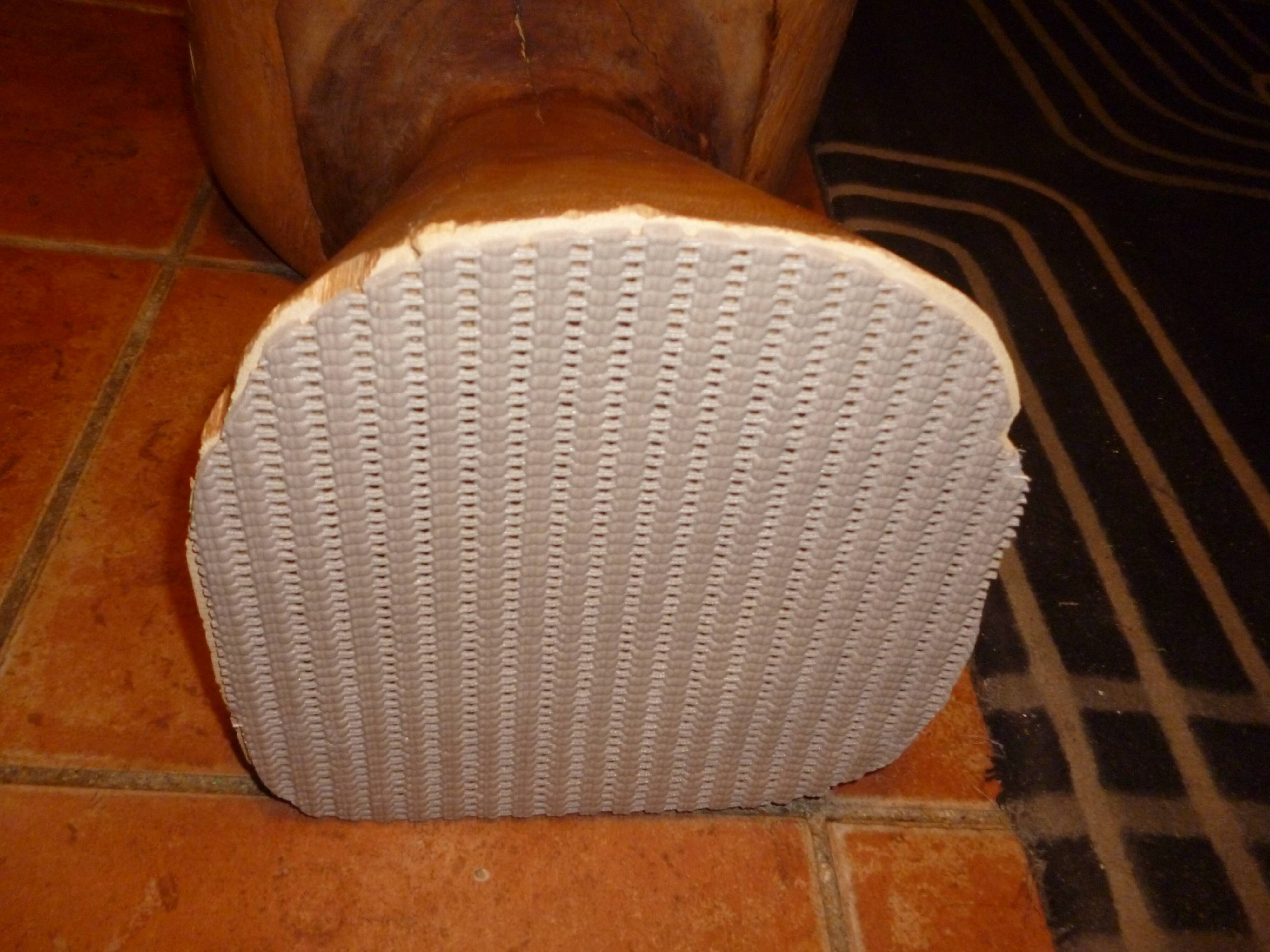 Vintage wooden hand-shaped chair