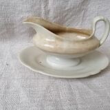 Earthenware gravy boat Petrus Regout