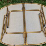 Vintage suitcase camping table