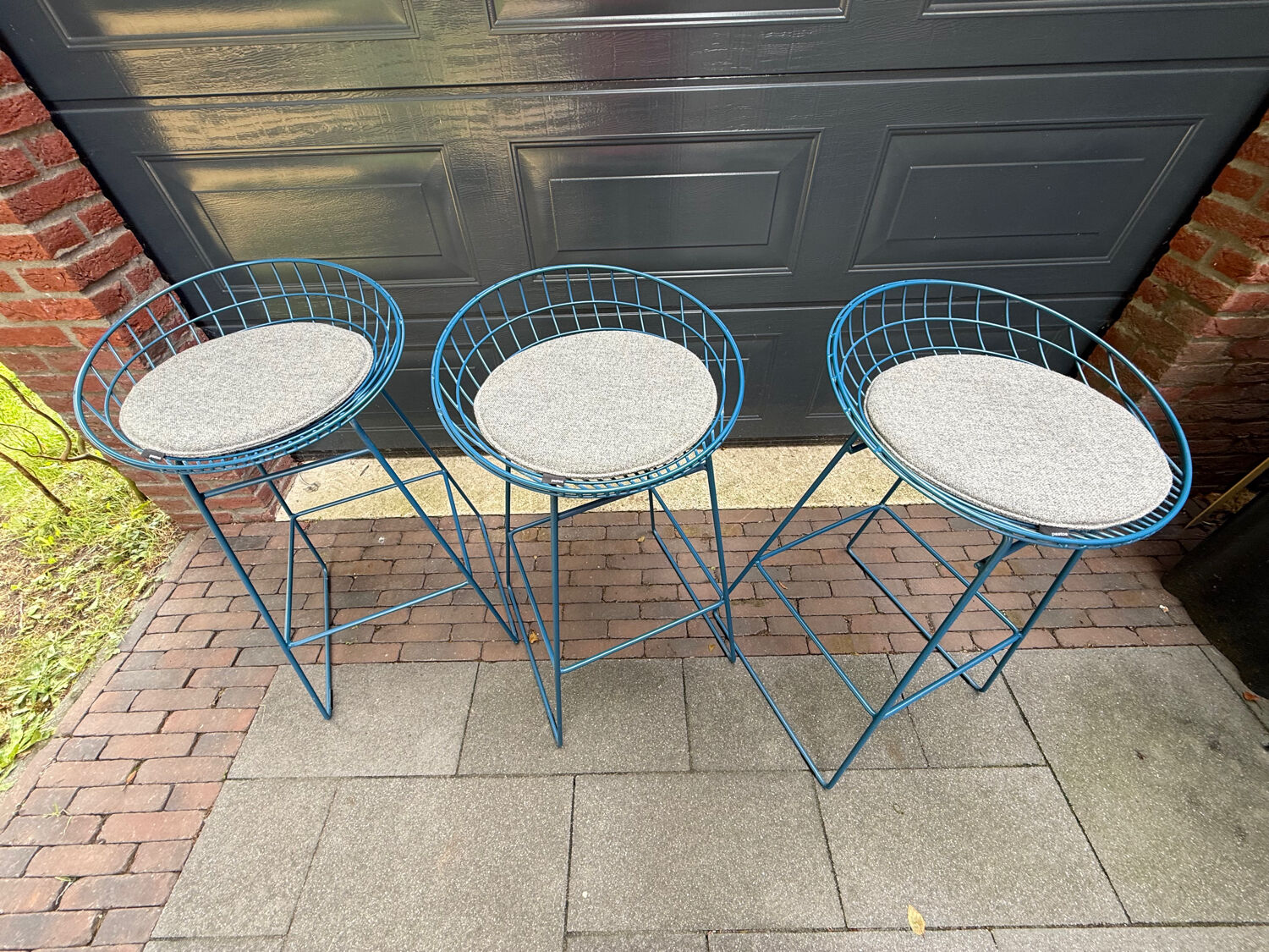 Set of 3 Pastoe bar chairs