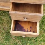 Small pharmacy or school furniture with drawers. 1920.