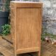 Commode vintage chêne brut massif 1950
