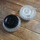 Round glass ceiling lights - $25