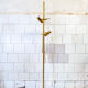 Brass Capacio Model Lamp by Fulvio Ferrari for Solka B, 1972
