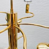 Massive brass chandelier
