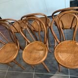 Series of 6 bistro chairs