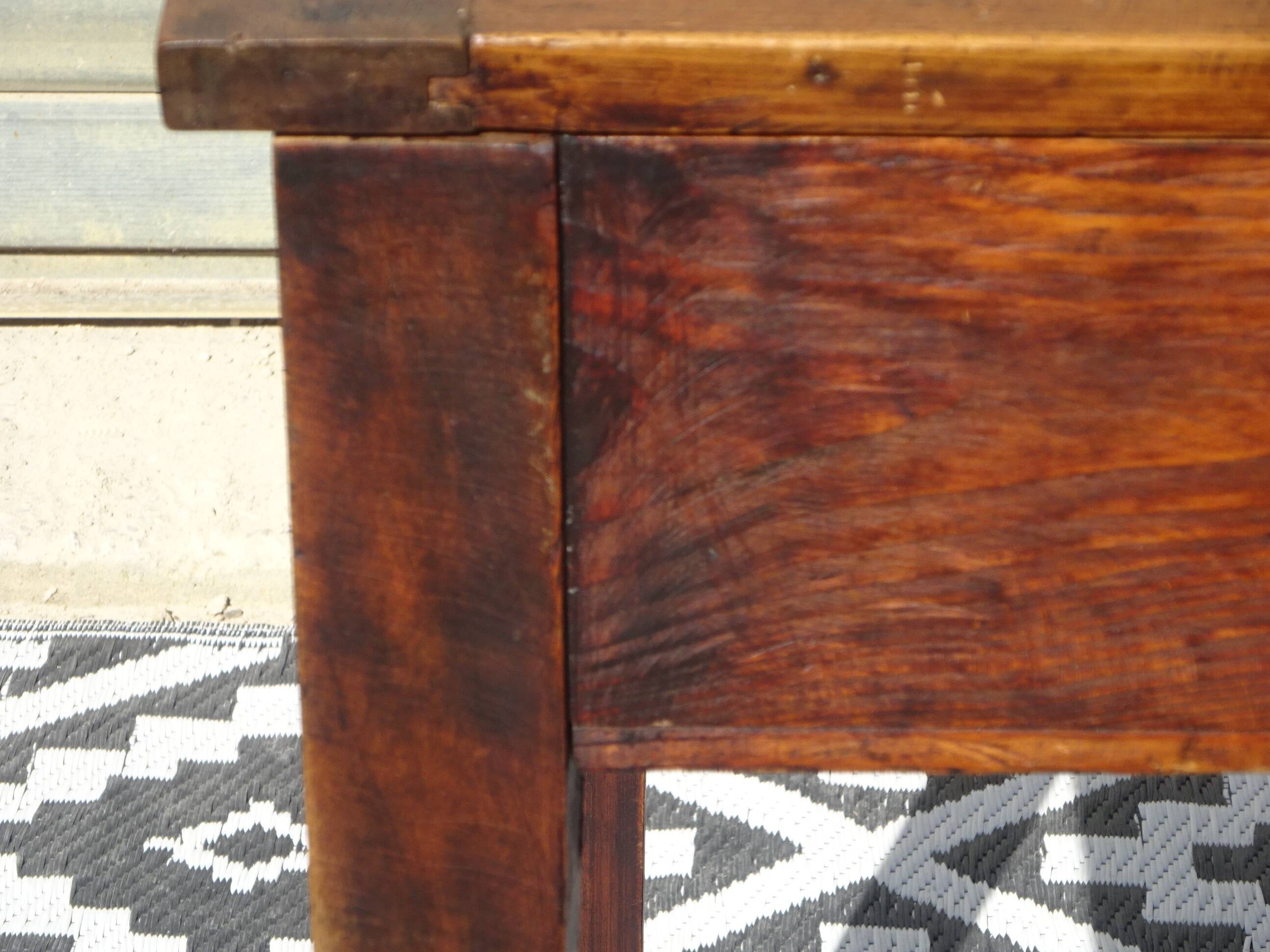 Small vintage desk with storage.