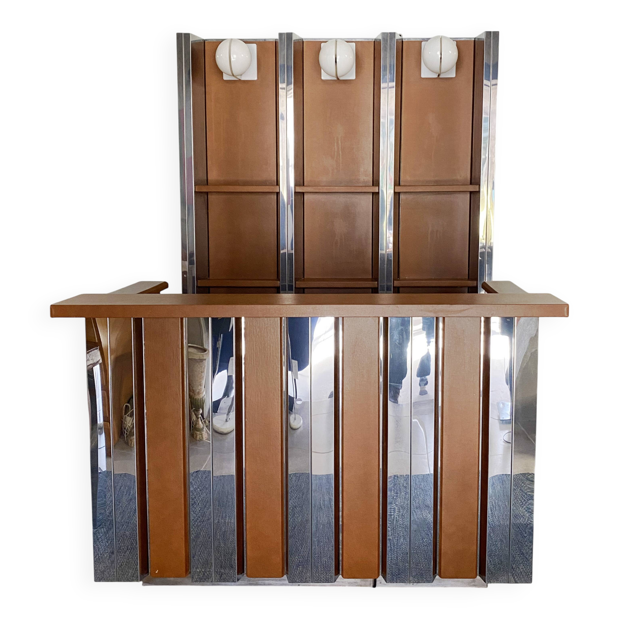 Bar Set - Shelves-Stools - Year 1970