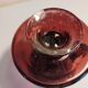 Biot bubbled glass candle holder