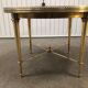 Table basse laiton et marbre