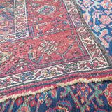 Tapis d'orient ancien fait main persan couloir bidjar 2,17 x 1,08 m
