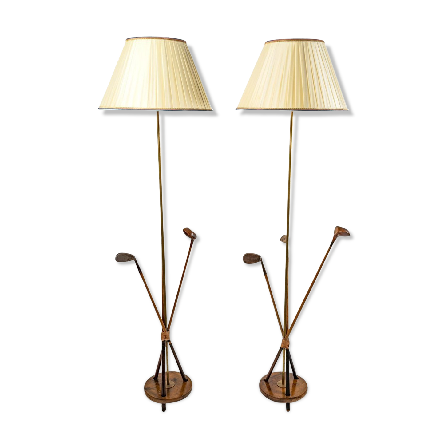 Paire de lampadaires "Golf"