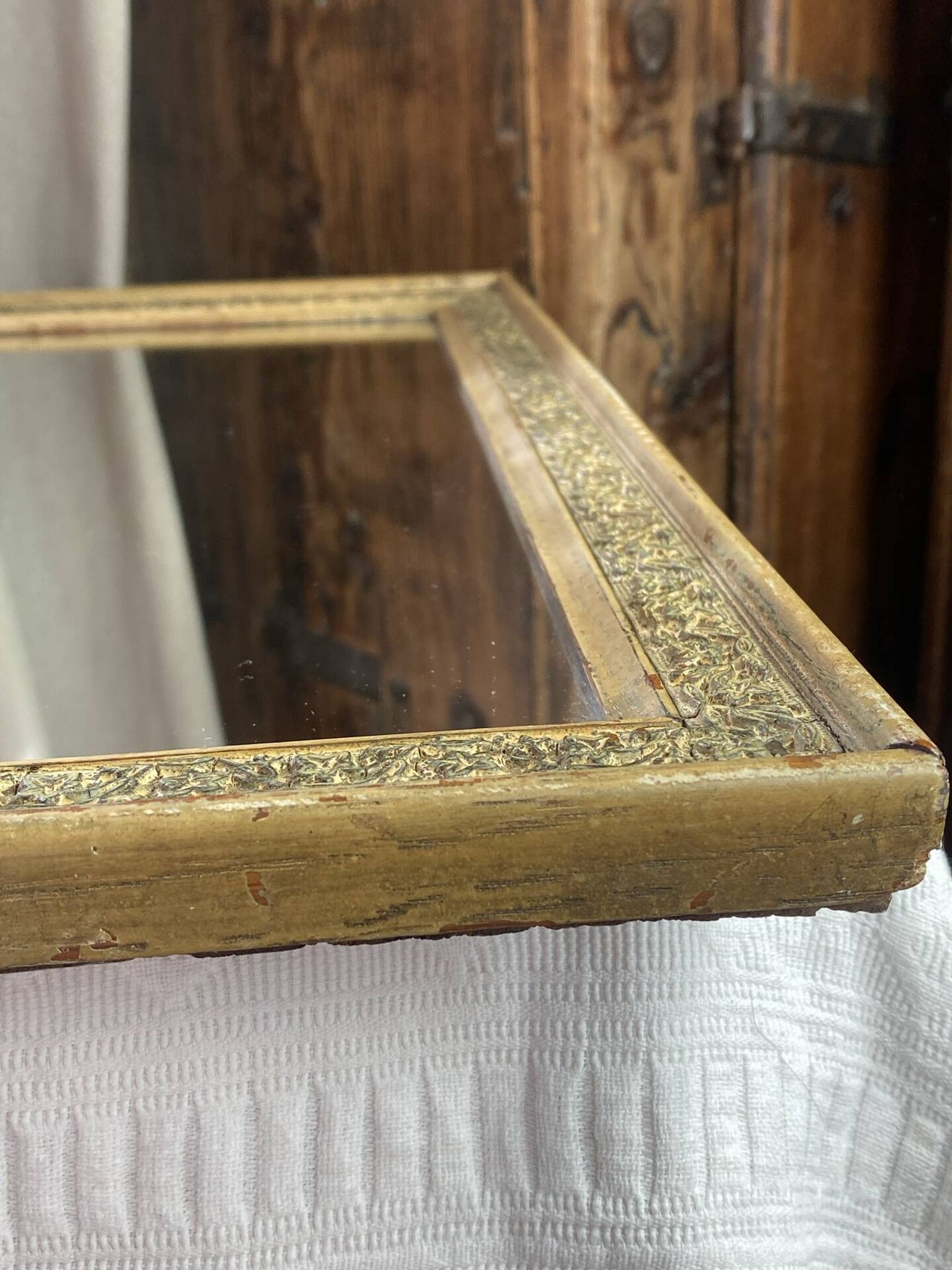 Miroir en bois et stuc, Napoléon  III 
