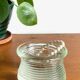 Vintage glass paperweight tray