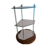 Etagere d'angle en verre 42x32