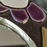 Vintage mirror Mithé Espelt ceramic