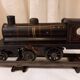 Petit train mécanique JEP, comprenant locomotive, tender, wagon lits, rail, années 1930