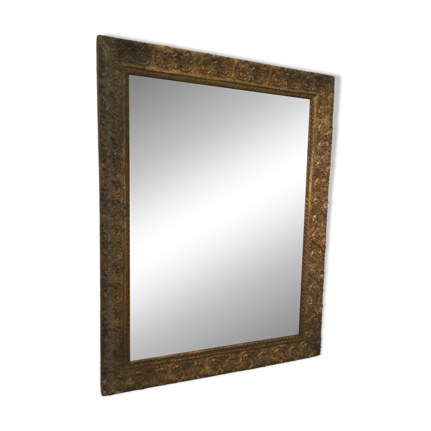 Antique gold mirror