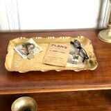 Vintage brass trinket bowl