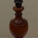 Solid cherry wood lamp base - Excellent condition