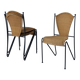 4 Frederick Weinberg wicker iron chairs | 1960s