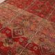 Vintage Moroccan Wool Rug 196 x 350 cm, Berber Handmade Bohemian Rug Unique