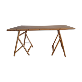 Vintage bamboo table