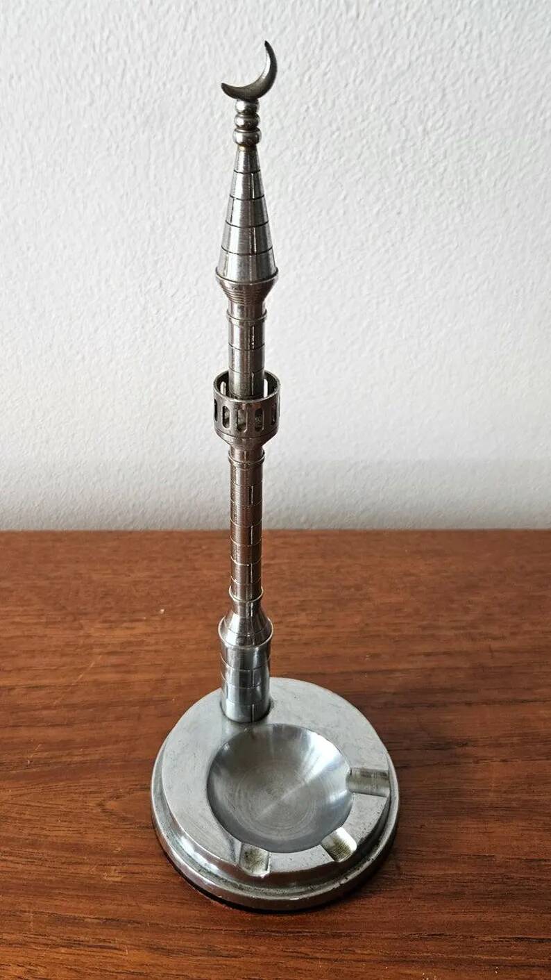 Rare Midcentury Model Eger Minaret Ashtray, Hungary, 1970s