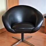 Pivoting armchair 60s 70s