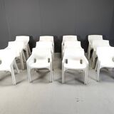 Set of 12 Gaudi dining chairs by Vico Magistretti for Artemide, 1970s