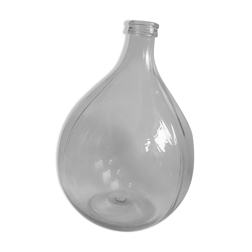 Damejeanne 10L transparente ronde Selency