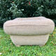 Pouf carré laine