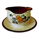 Vintage Boch La Louvière Corfou Collection Sauce/Sauce Boat Fixed Plate