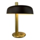 Lampe de bureau marron et or 7603 par Heinz F.W. Stahl pour Hillebrand 1970