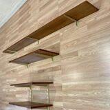 1950s design oak shelving unit.