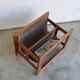 Teak magazine rack by Aksel Kjersgaard for Salin Møbler, 1960s.