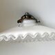 Suspension in vintage serrated opaline.